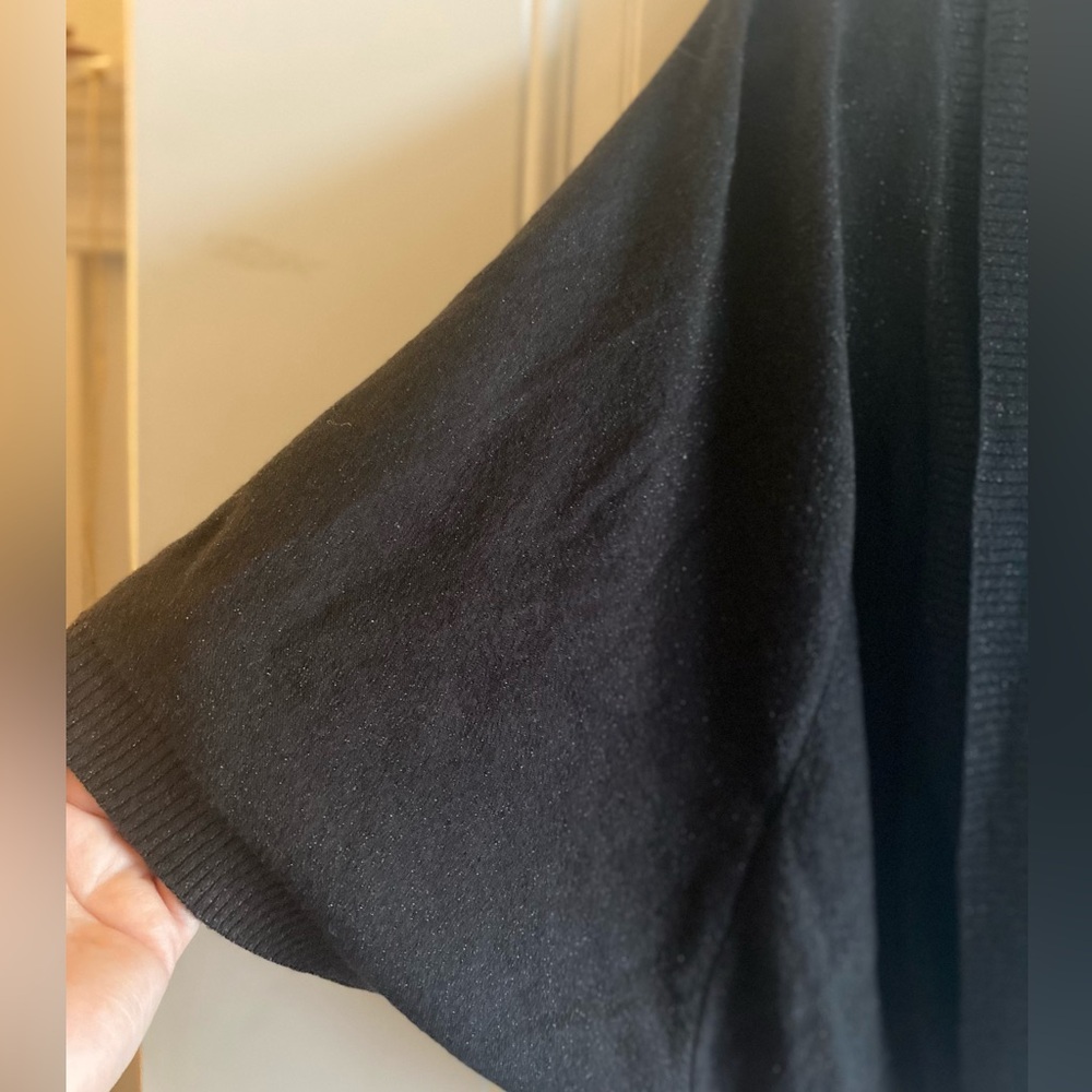 George woman black/silver speck batwing sweater - Picture 4 of 5